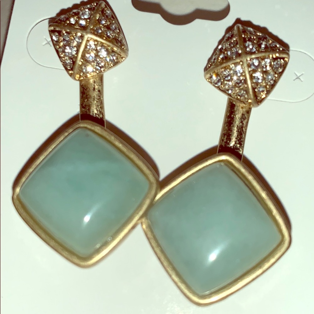 Earrings/ Studs and dangling jacket